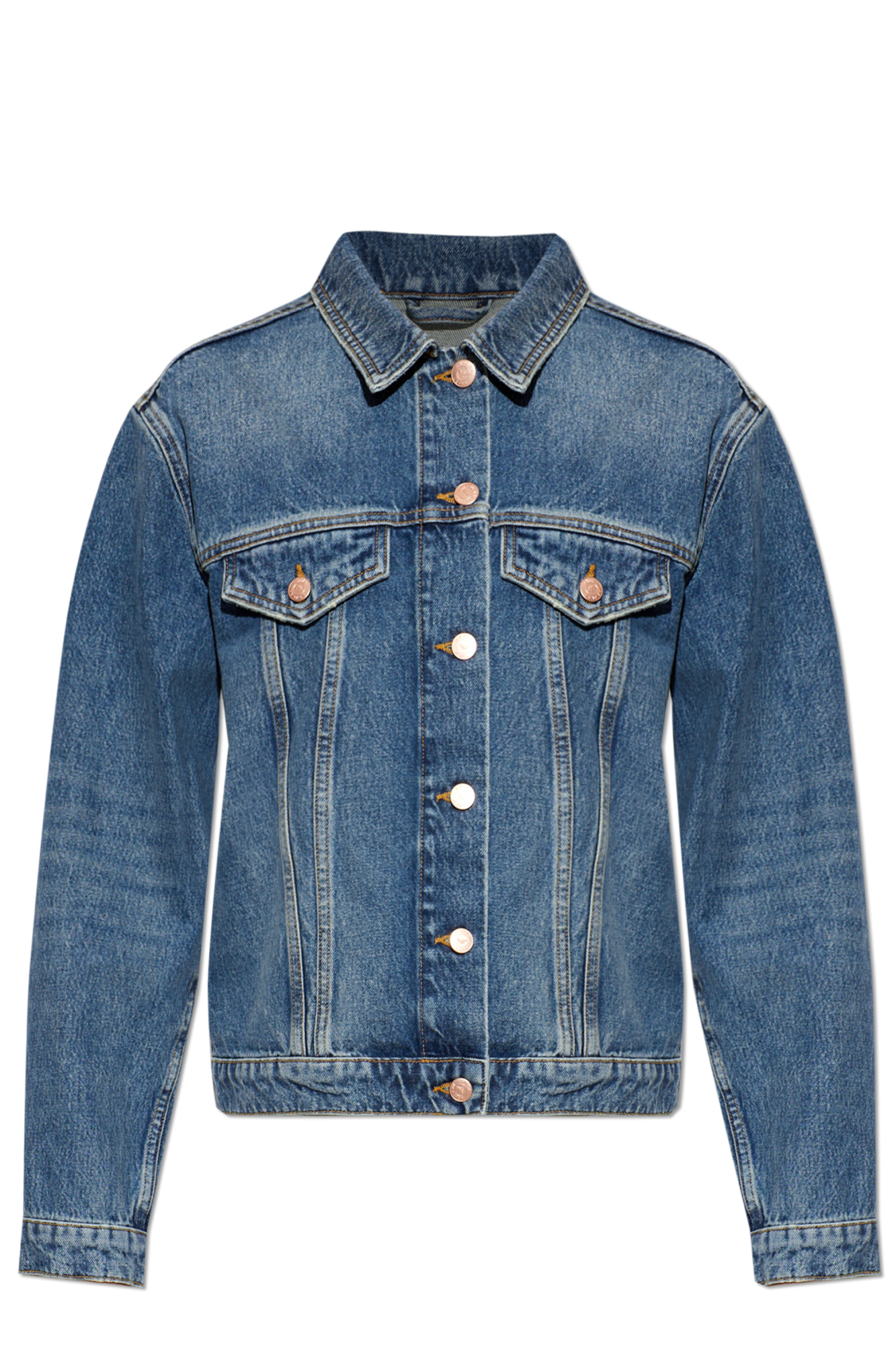 ジャケット・アウター 00s emporio armani Leather Denim Jacket Emporio Armani Denim jacket | Women's | Vitkac